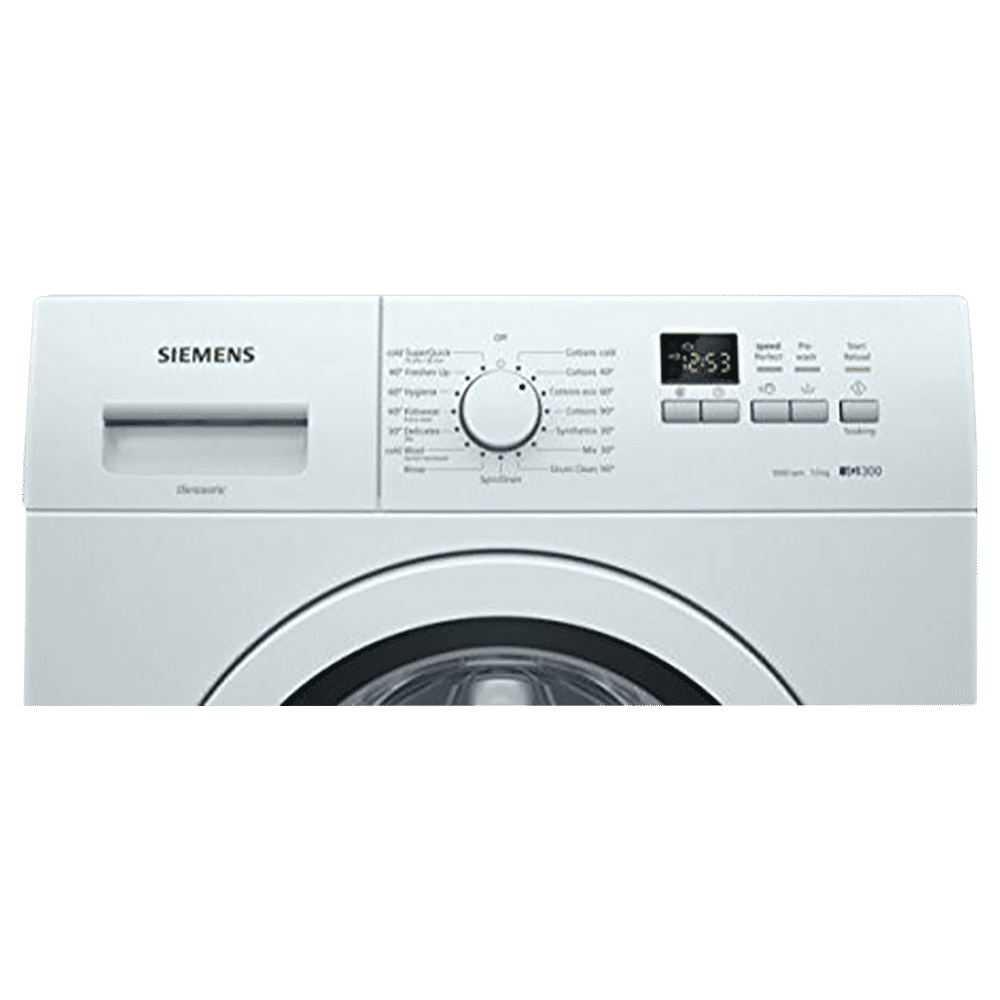 Buy Siemens 7 kg Fully Automatic Front Load Washing Machine (iQ300, WM10K160IN, Wave Drum, White